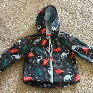 Cat& Jack Dino fleece lined rain jacket